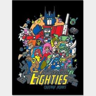 Eighties Heroes Posters and Art